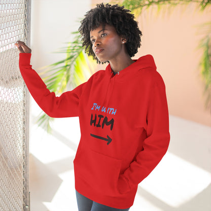 Three-Panel Fleece Hoodie