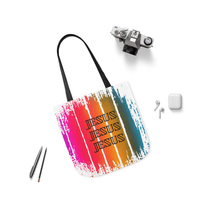 Canvas Tote Bag, 5-Color Straps