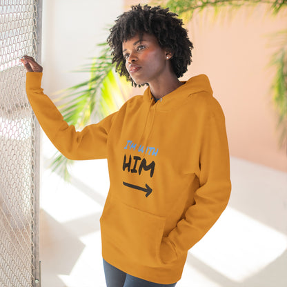 Three-Panel Fleece Hoodie